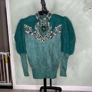 Vintage Green Sweater